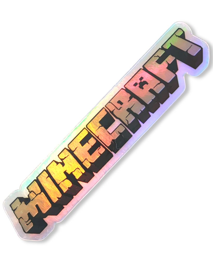 Minecraft Premium Vinyl Holographic Sticker - STEAM Kids Brisbane