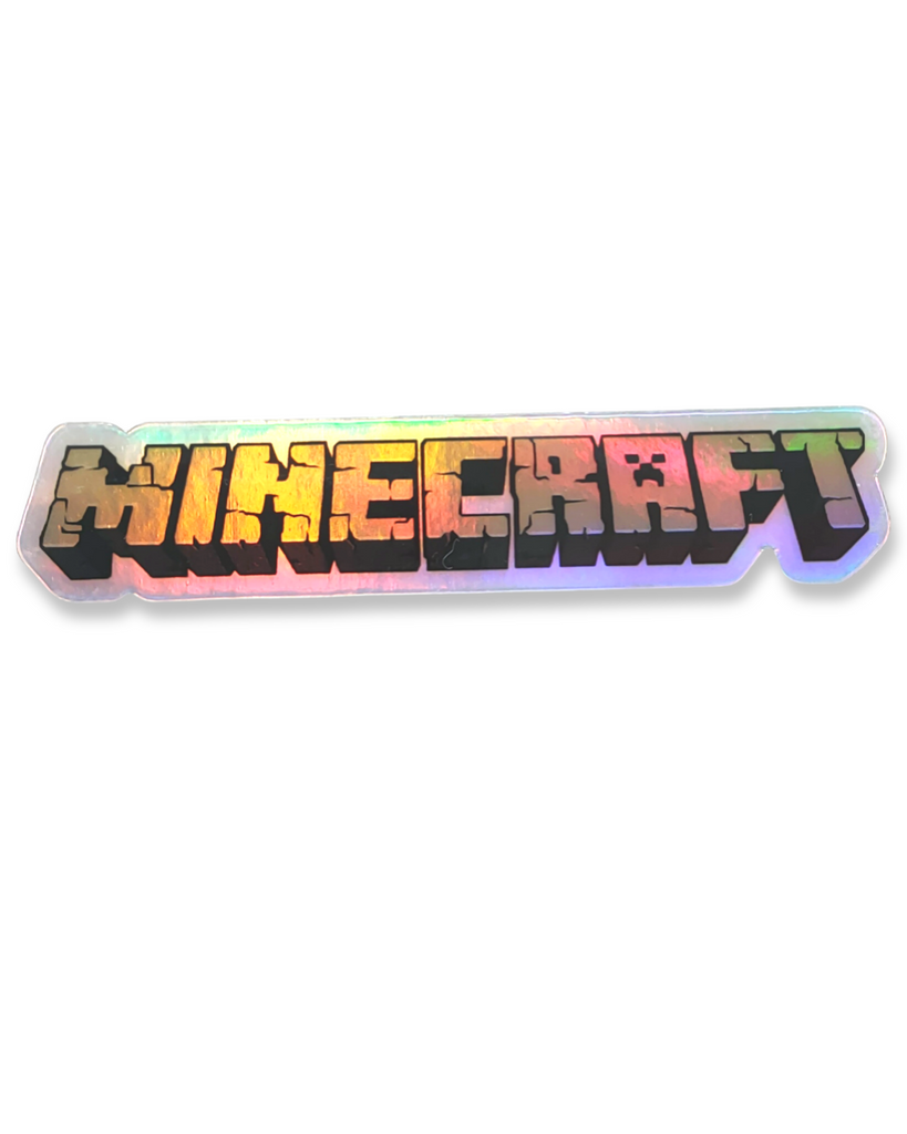 Minecraft Premium Vinyl Holographic Sticker - STEAM Kids Brisbane