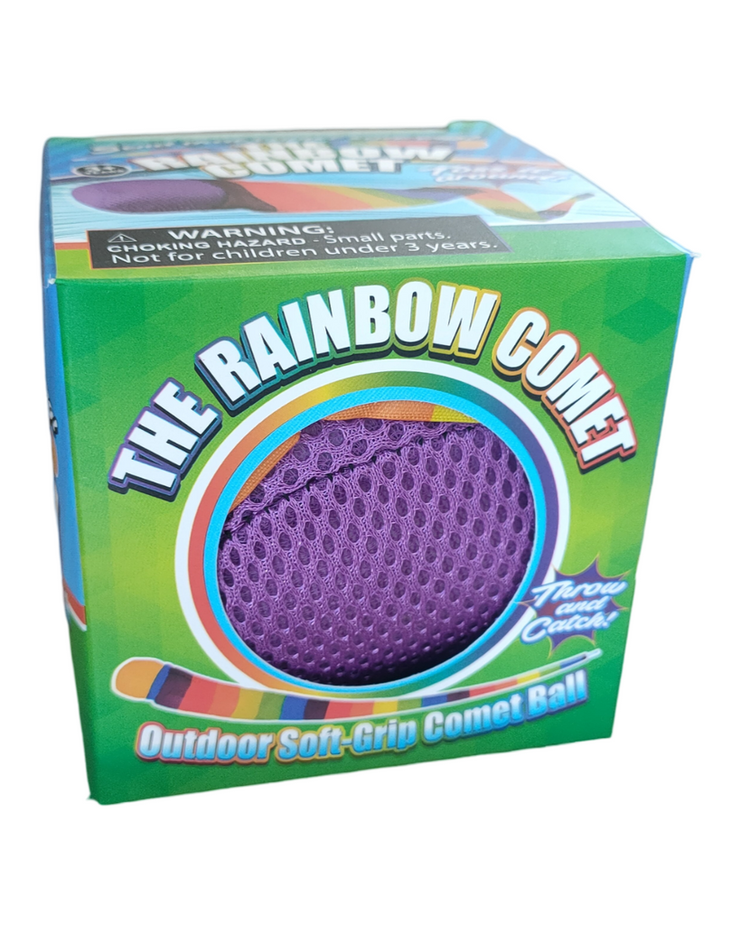 Rainbow Comet | Soft grip throw & catch ball with tail - STEAM Kids Brisbane