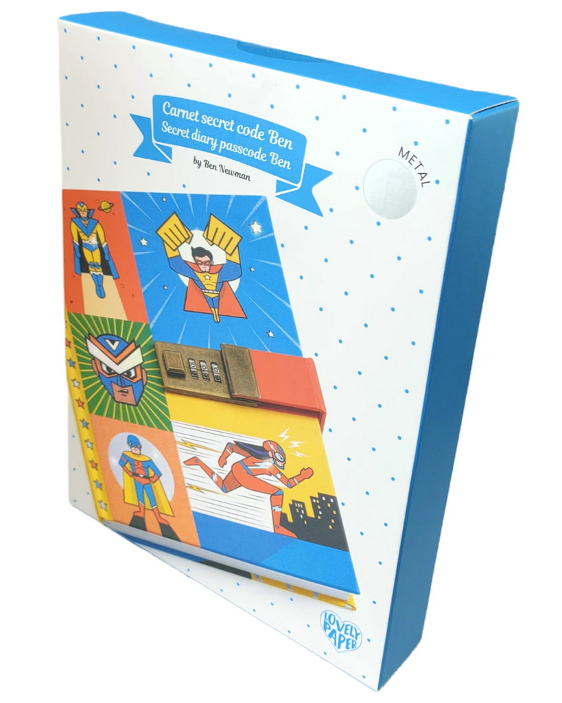 Djeco Ben Notebook with Combination Lock - STEAM Kids Brisbane