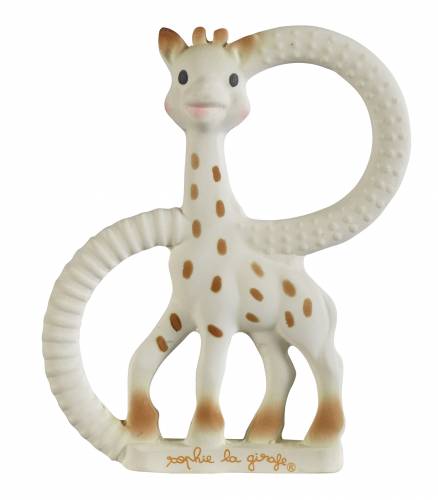 Sophie The Giraffe Teething Soft Ring - 100% Natural Soft Rubber - STEAM Kids Brisbane