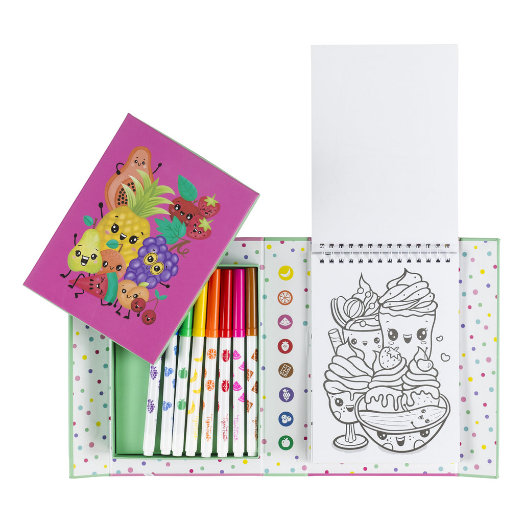 Scented Colouring - Fruity Cutie | Tiger Tribe - STEAM Kids Brisbane