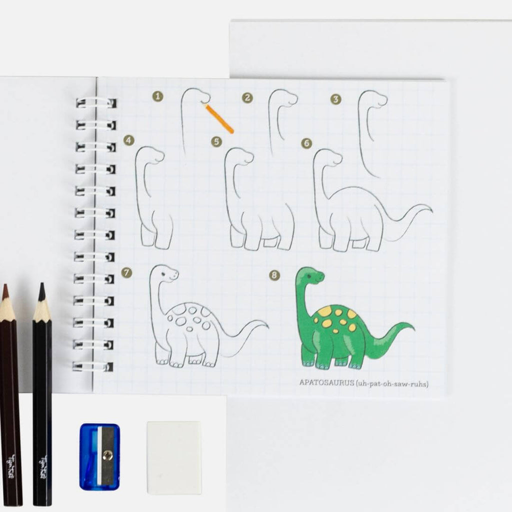 How to Draw Dinosaurs by Tiger Tribe - STEAM Kids Brisbane