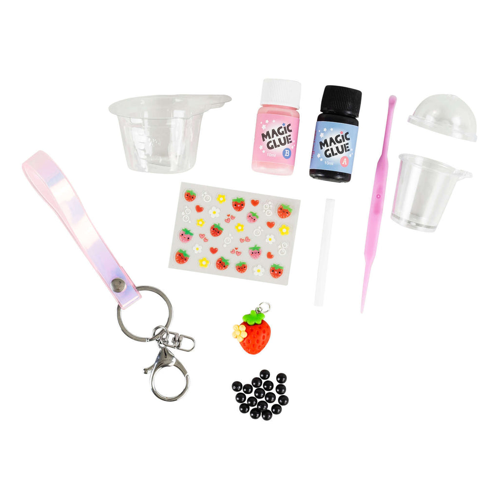 Tiger Tribe Strawberry Bubble Charm Kit - STEAM Kids Brisbane