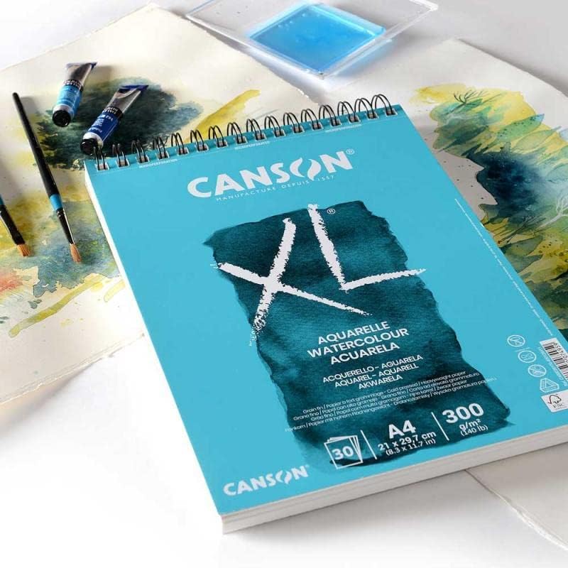 Canson XL Aquarelle 300 GSM Watercolour Pad, Size A4 - STEAM Kids Brisbane