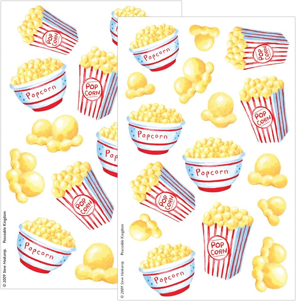 Peaceable Kingdom - Popcorn Stickers | Scratch & Sniff - STEAM Kids Brisbane