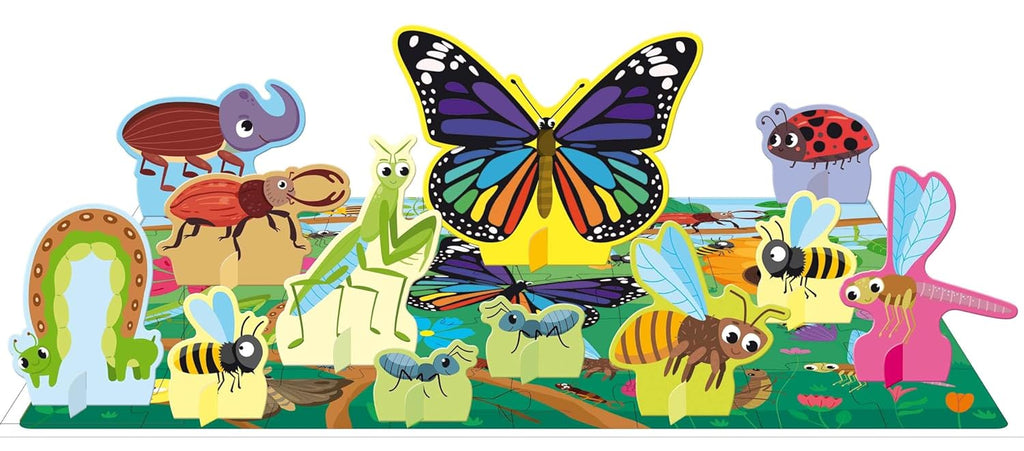 World of Insects 3D Puzzle and Book Set - 40 Piece | Sassi - STEAM Kids Brisbane