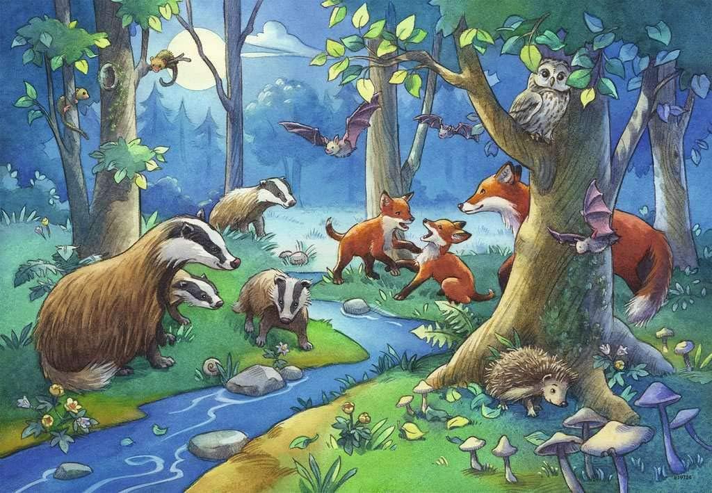 Ravensburger 2 x 24 Piece Puzzle | Cute Forest Animals - STEAM Kids Brisbane