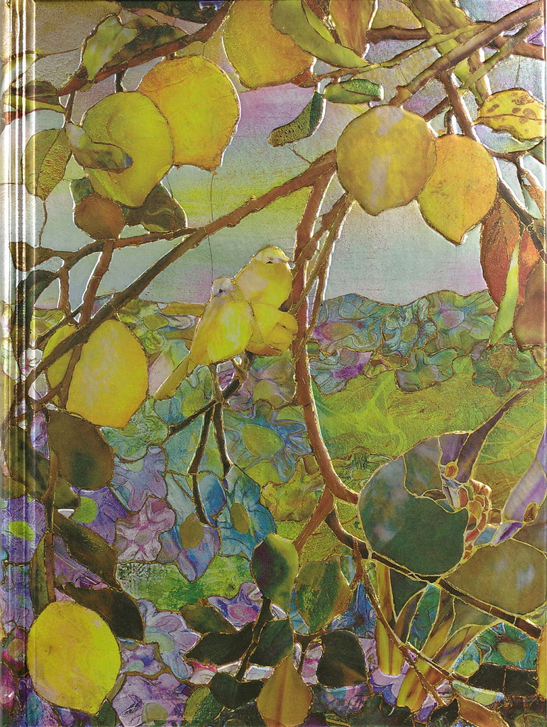 Tiffany Lemon Tree Lined Hardcover Journal - STEAM Kids Brisbane