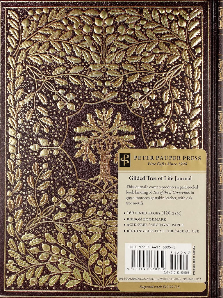 Gilded Tree of Life Lined Hardcover Journal - STEAM Kids Brisbane