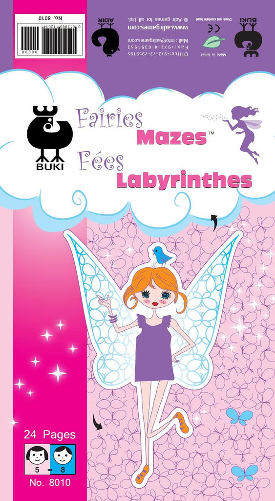 Buki Fairies - Mazes Activity Book - STEAM Kids Brisbane