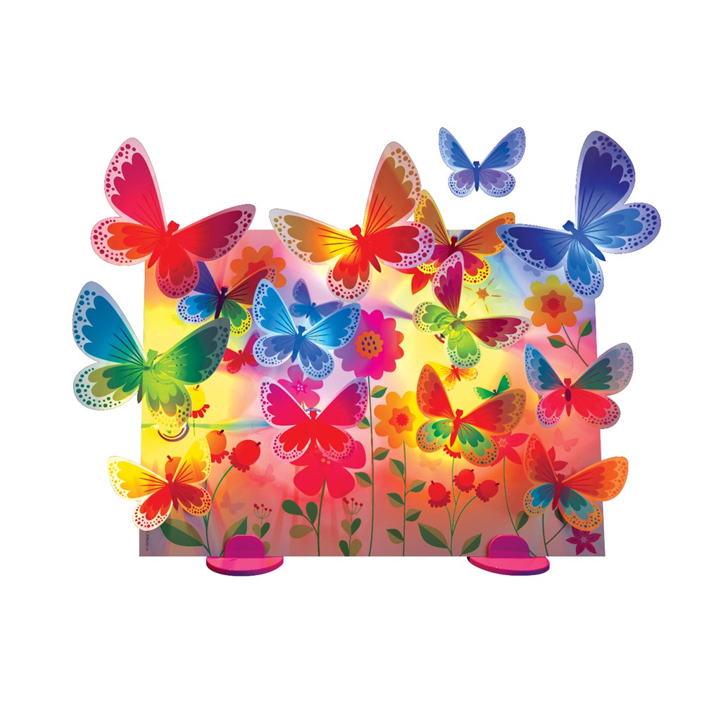 3D Glow Butterfly Canvas | KidzMaker - 4M - STEAM Kids Brisbane