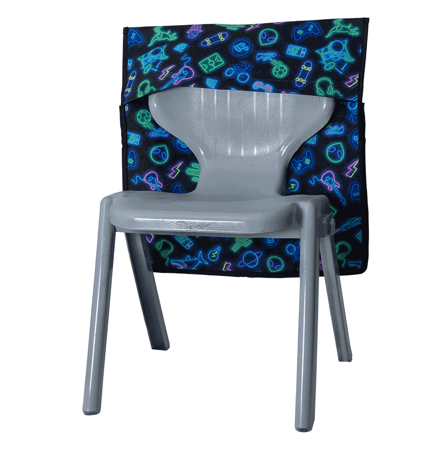 Chair Bag Organiser Neon Life | Spencil - STEAM Kids Brisbane