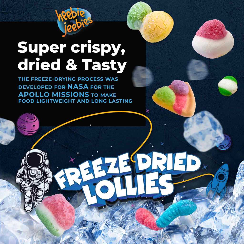 Large Freeze Dried Pineapple Lollies | Heebie Jeebies - STEAM Kids Brisbane