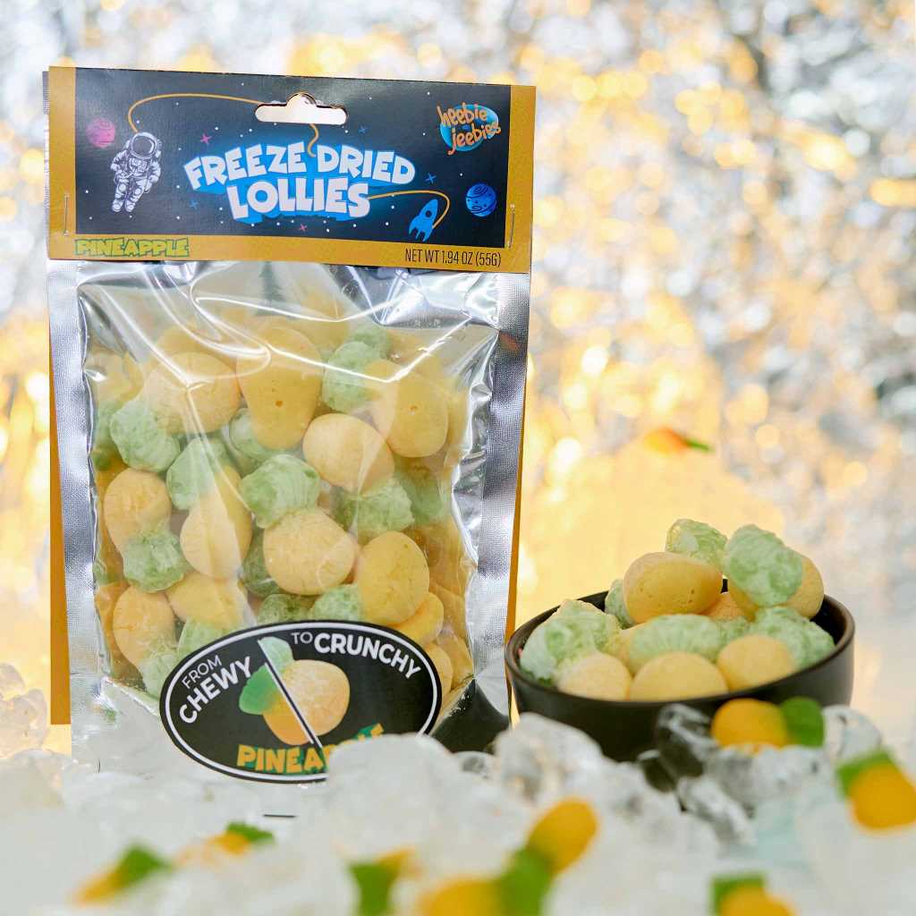 Large Freeze Dried Pineapple Lollies | Heebie Jeebies – STEAM Kids