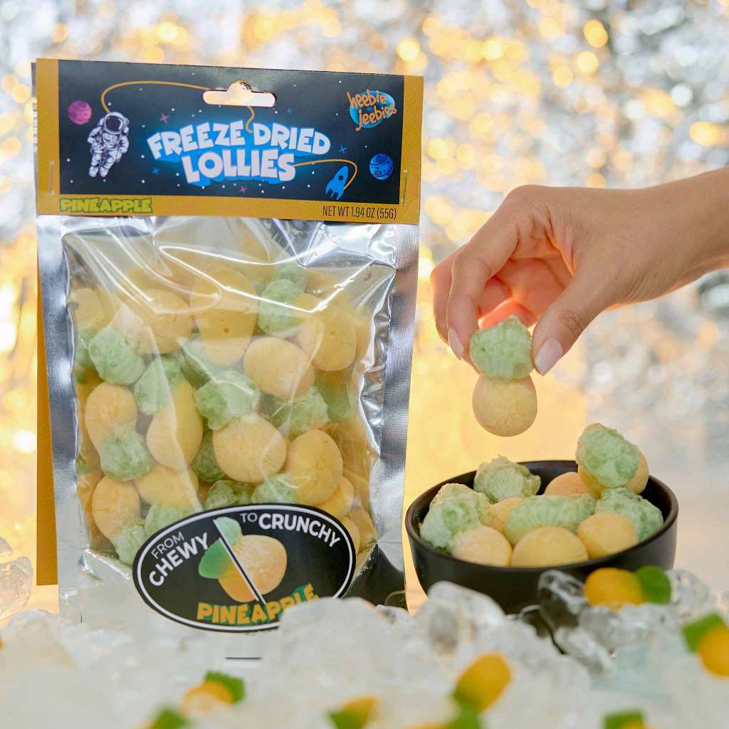 Large Freeze Dried Pineapple Lollies | Heebie Jeebies - STEAM Kids Brisbane