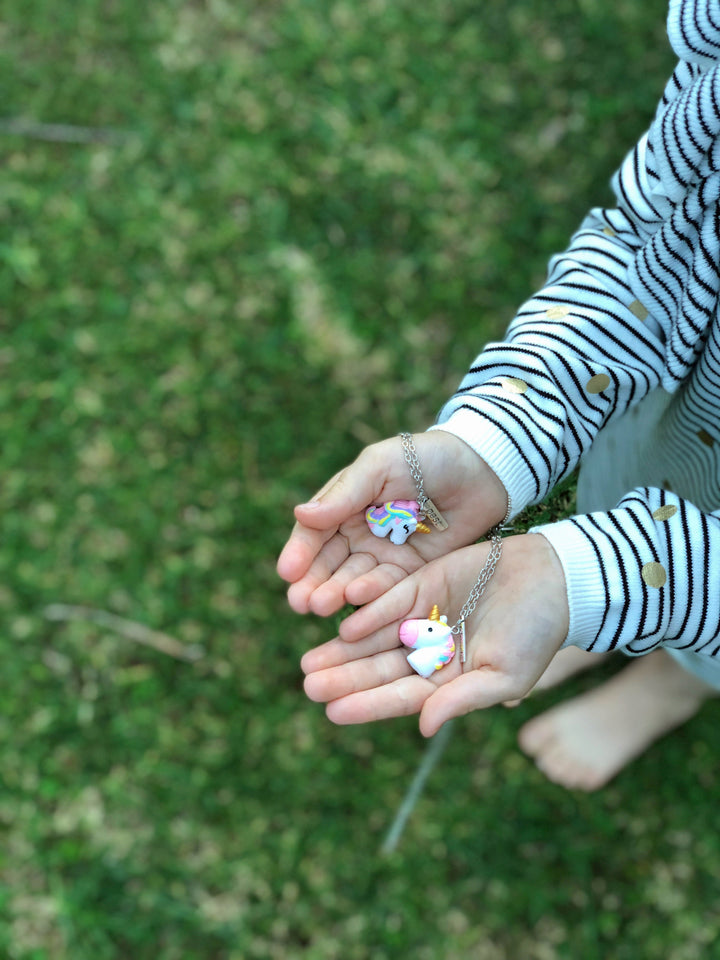 Huckleberry Make Your Own BFF Necklaces: Unicorn Buddies - STEAM Kids Brisbane