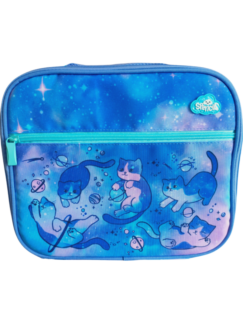 Spencil Big Cooler Lunch Bag Cat-a-cosmic | Insulated Lunch Box - STEAM Kids Brisbane