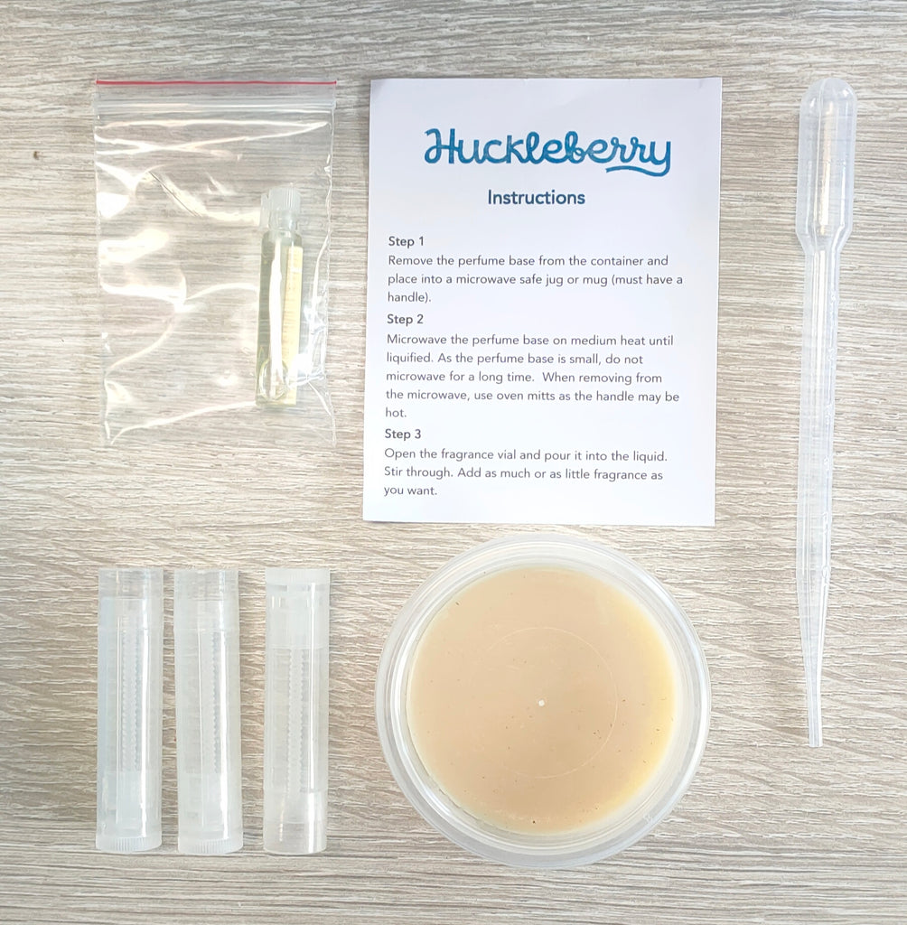 Huckleberry Make Your Own Petite Perfumes: Blush Suede & Peonies - STEAM Kids Brisbane