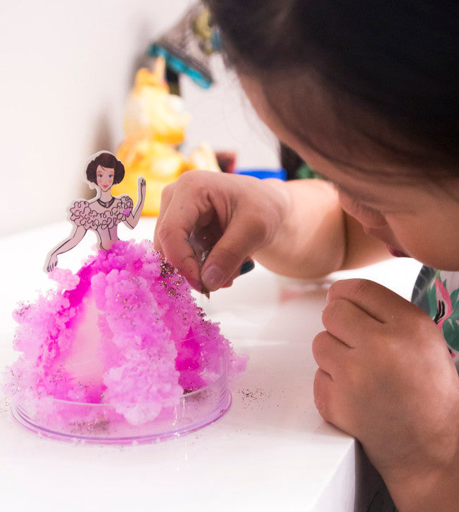 Make Your Own Crystal Princess - Pink | Huckleberry - STEAM Kids Brisbane