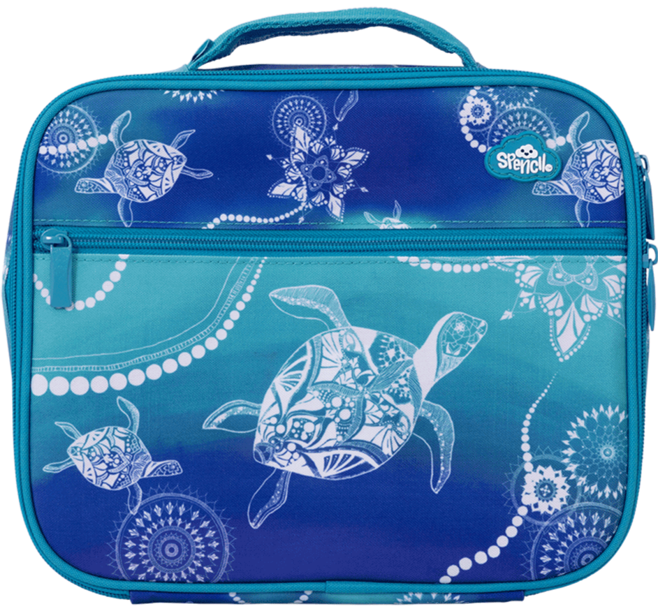 Spencil Big Cooler Lunch Bag  - Turtle of Life | Insulated Lunch Box - STEAM Kids Brisbane