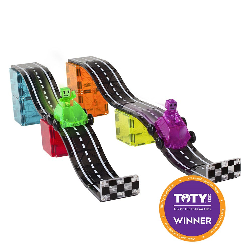 Magna Tiles Downhill Duo - 40 Piece Magnetic Construction Set - STEAM Kids Brisbane