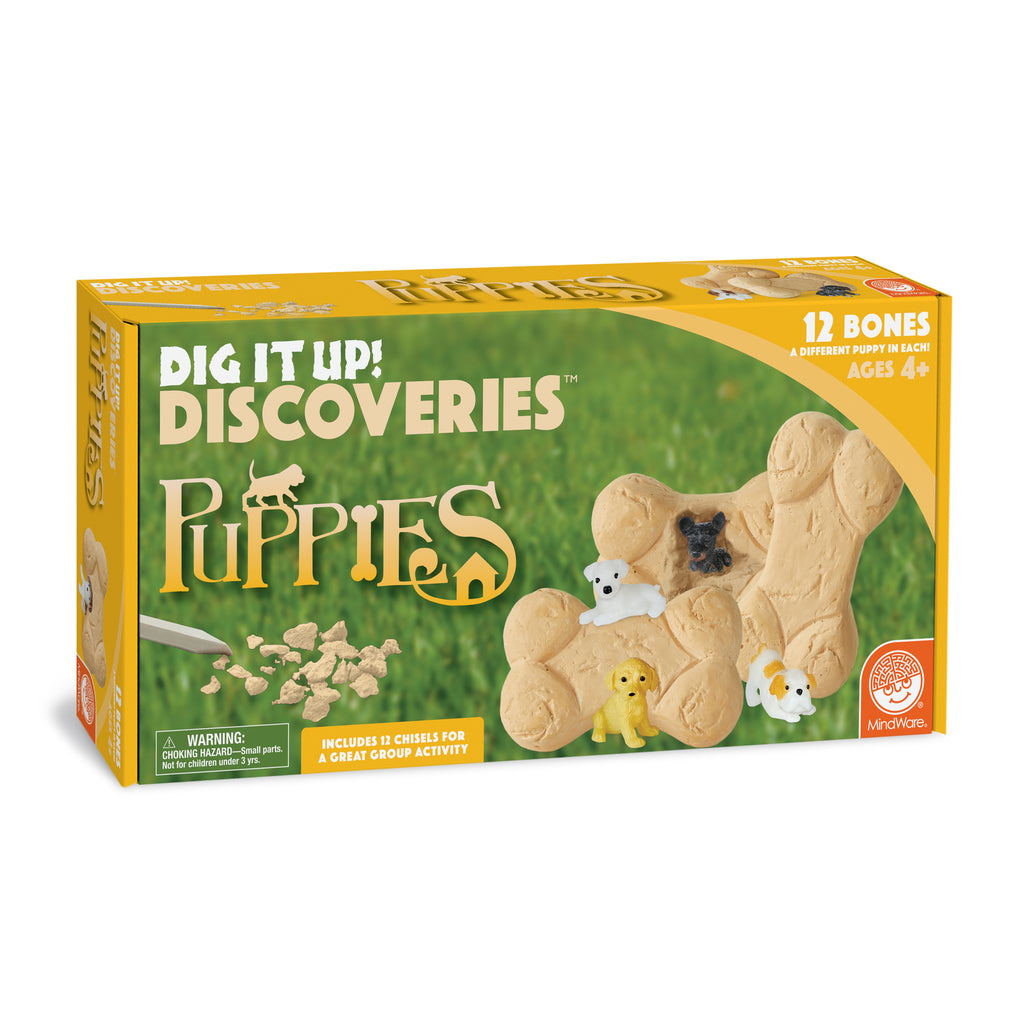 Dig It Up! Puppies Single Clay Bone - STEAM Kids Brisbane