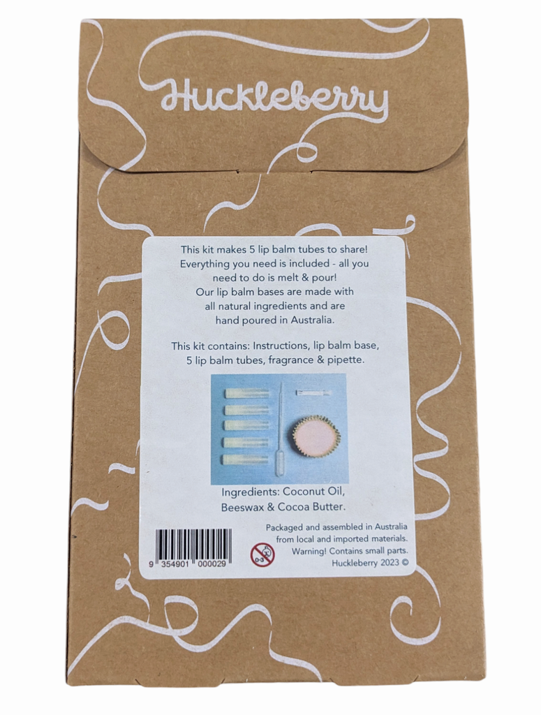 Huckleberry Make Your Own Natural Lipbalm: Citrus Pop - STEAM Kids Brisbane