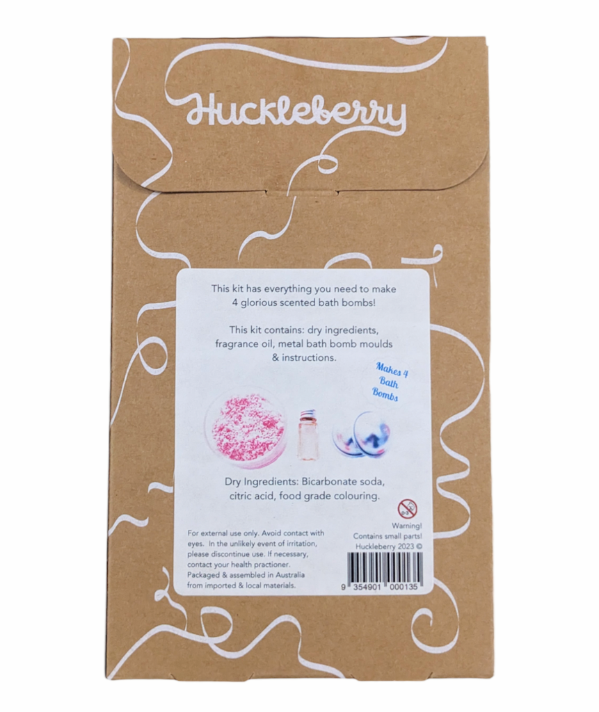 Huckleberry Make Your Own Bath Bomb Kit: Ice Cream Days - STEAM Kids Brisbane