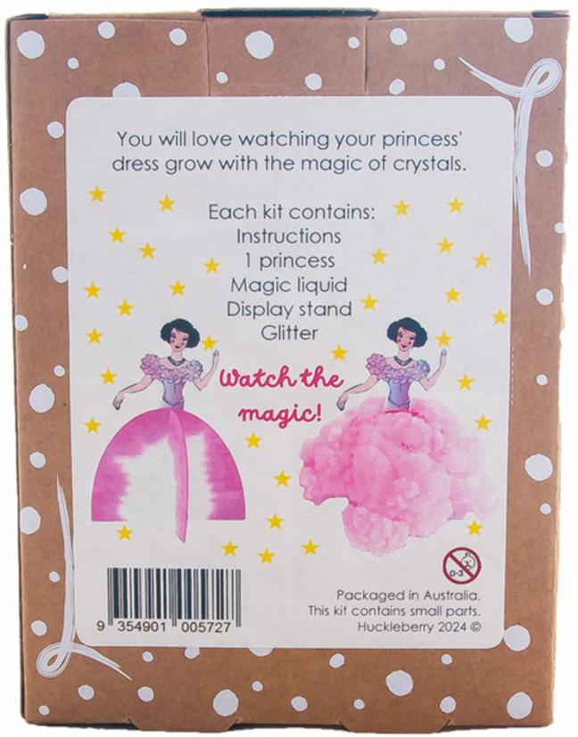 Make Your Own Crystal Princess - Pink | Huckleberry - STEAM Kids Brisbane