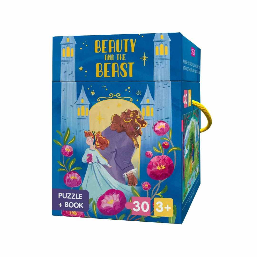 Beauty and the Beast Puzzle & Book Set - 30 Pieces | Sassi - STEAM Kids Brisbane