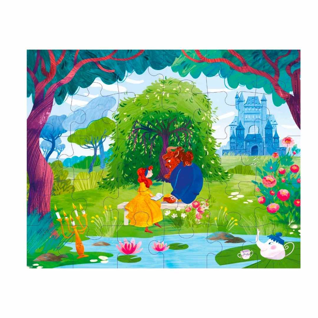 Beauty and the Beast Puzzle & Book Set - 30 Pieces | Sassi - STEAM Kids Brisbane