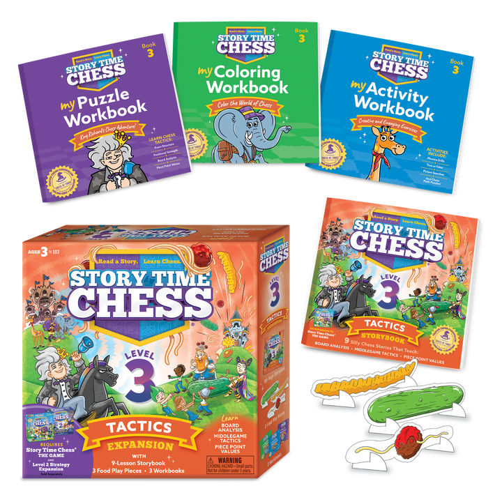 Story Time Chess - Level 3 Tactics Expansion - STEAM Kids Brisbane