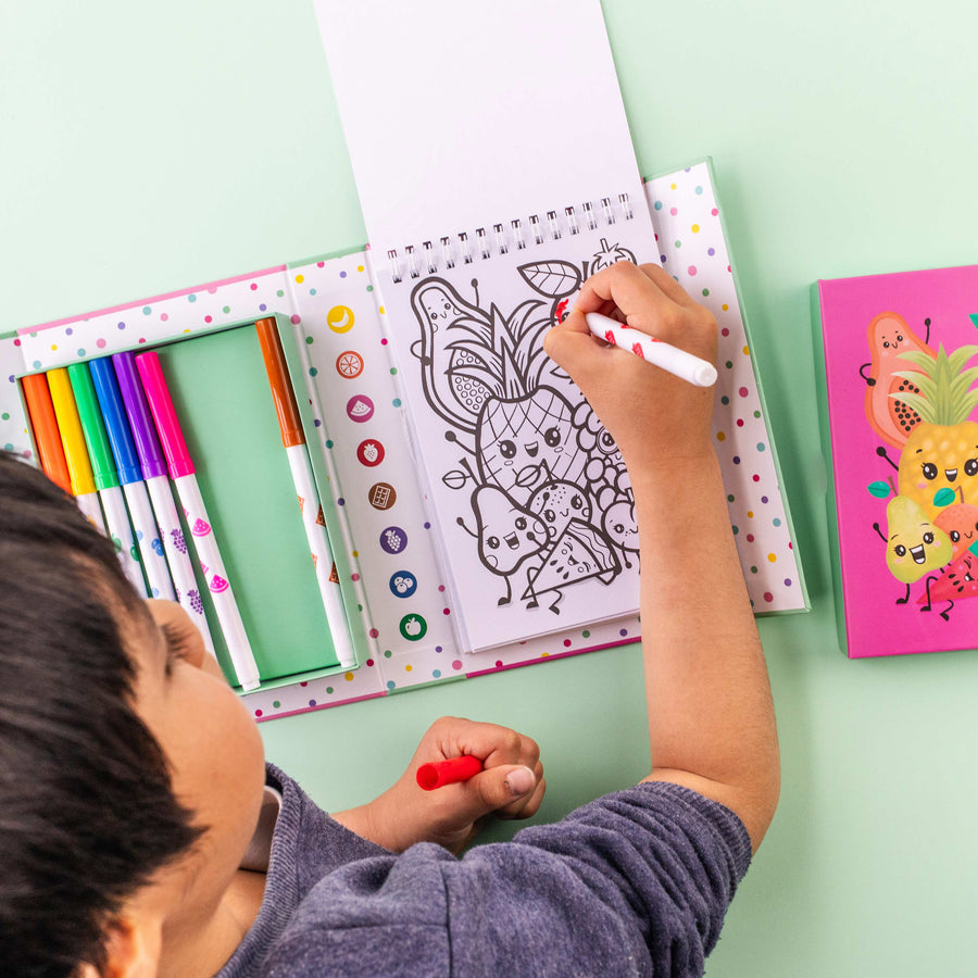 Scented Colouring - Fruity Cutie | Tiger Tribe - STEAM Kids Brisbane