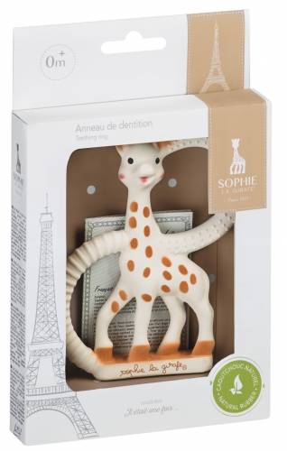 Sophie The Giraffe Teething Soft Ring - 100% Natural Soft Rubber - STEAM Kids Brisbane