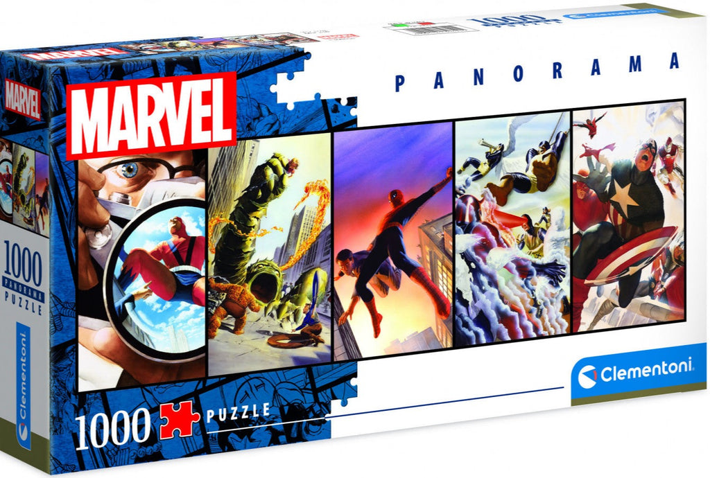 Clementoni Marvel Panorama Puzzle 1000 Piece - STEAM Kids Brisbane