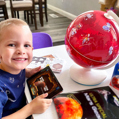 Orboot Mars Interactive Globe | PlayShifu - STEAM Kids Brisbane