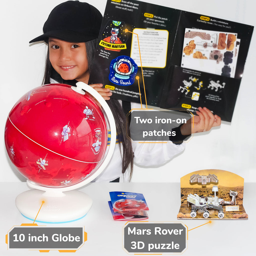 Orboot Mars Interactive Globe | PlayShifu - STEAM Kids Brisbane