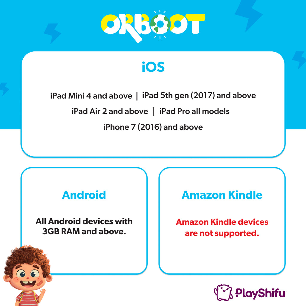 Orboot Mars Interactive Globe | PlayShifu - STEAM Kids Brisbane