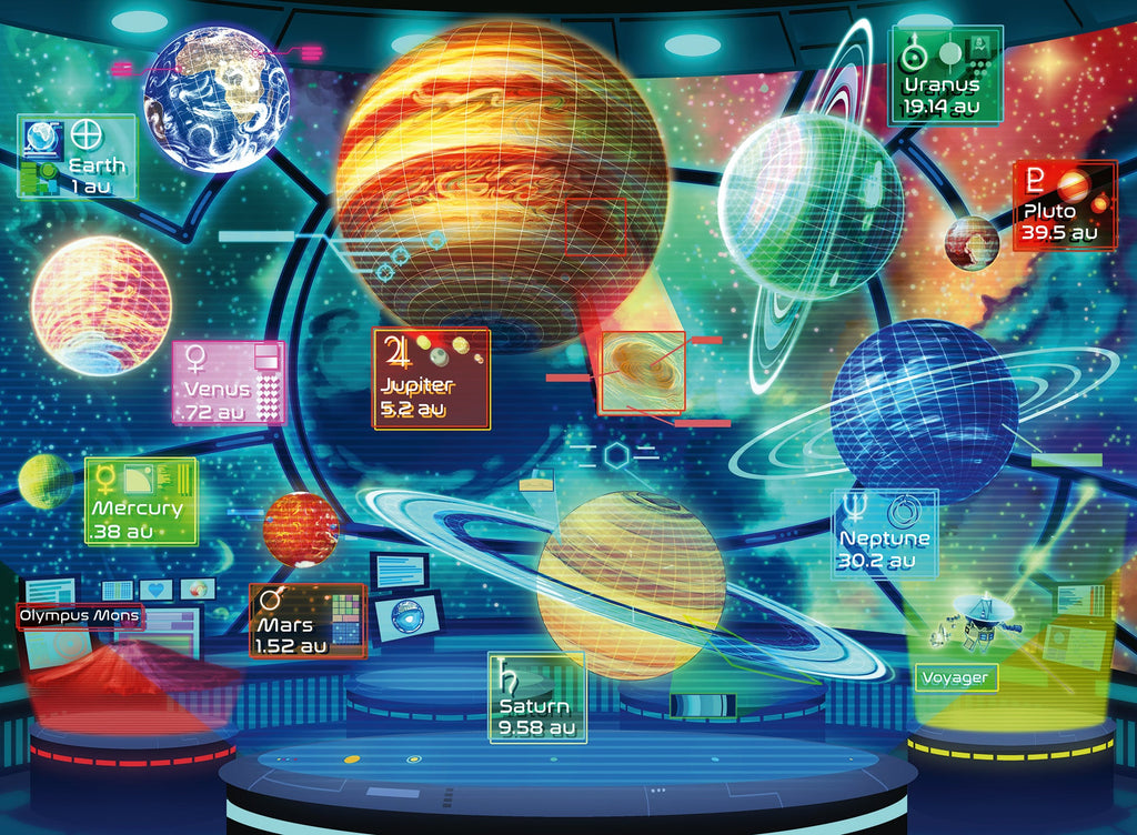 Ravensburger 300 XXL Piece Puzzle | Planet Holograms - STEAM Kids Brisbane