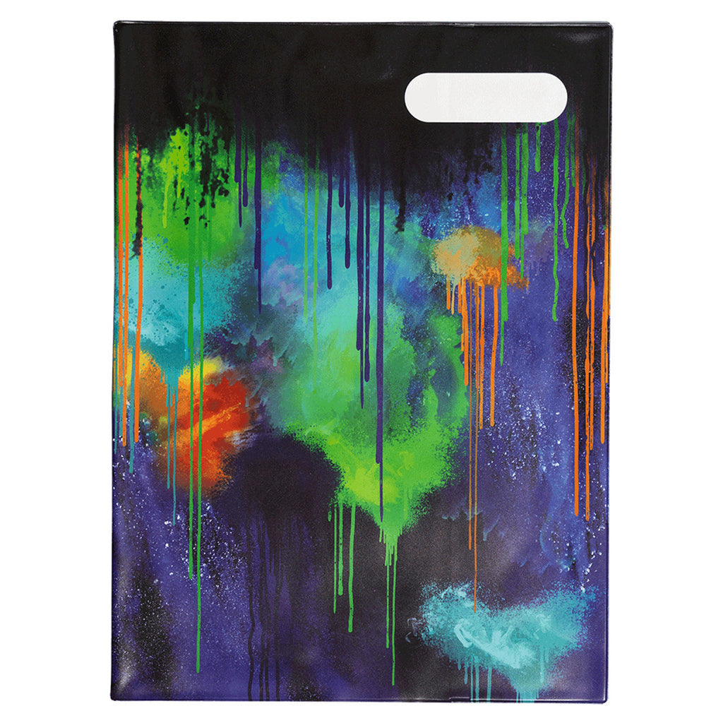 Spencil A4 Bookcover - Colour Drip | Book Cover A4 Exercise Book Size - STEAM Kids Brisbane