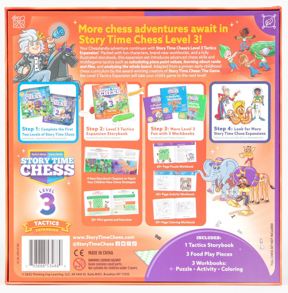 Story Time Chess - Level 3 Tactics Expansion - STEAM Kids Brisbane