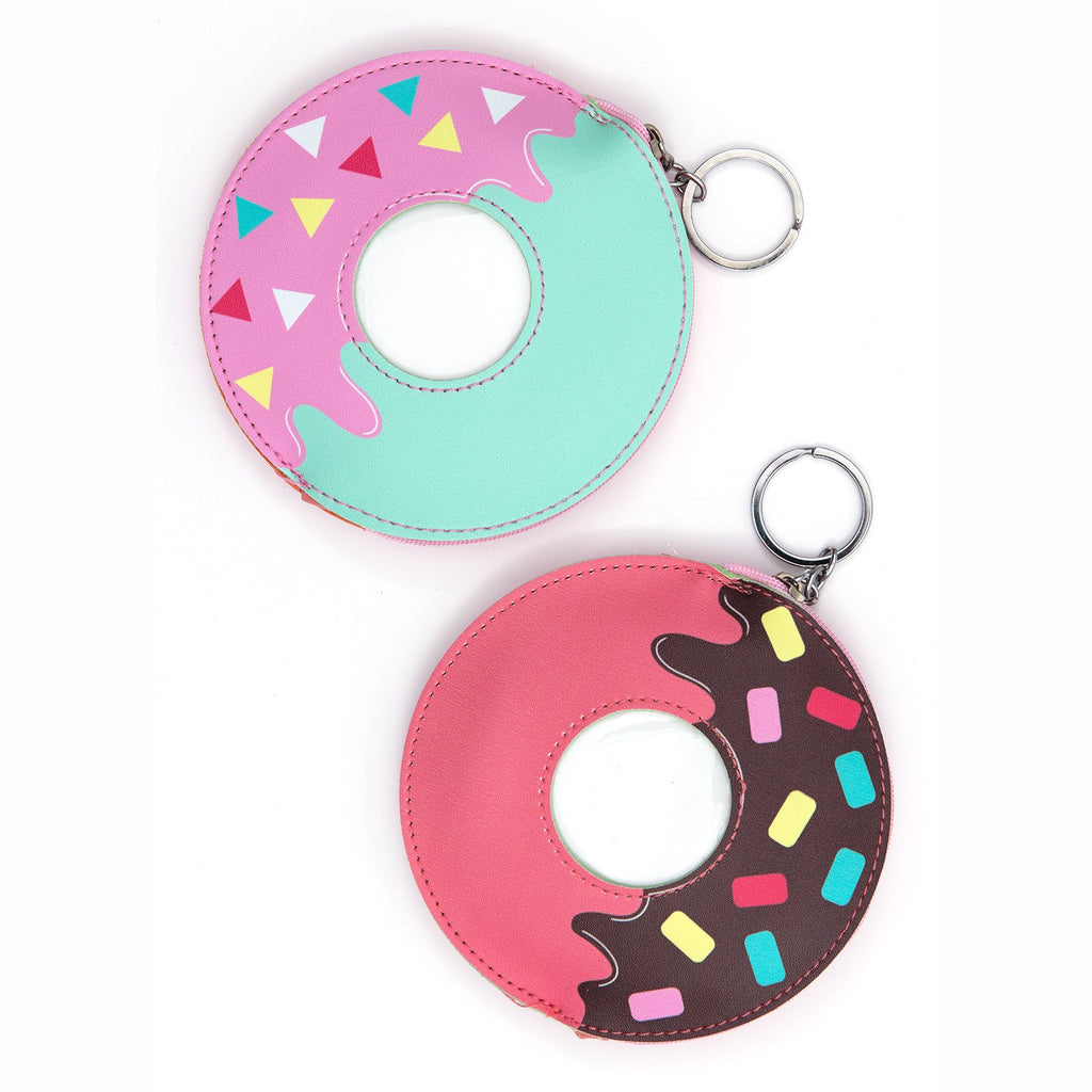 Rare Rabbit Mini | Donut Purse Keyring - Pink/Brown - STEAM Kids 