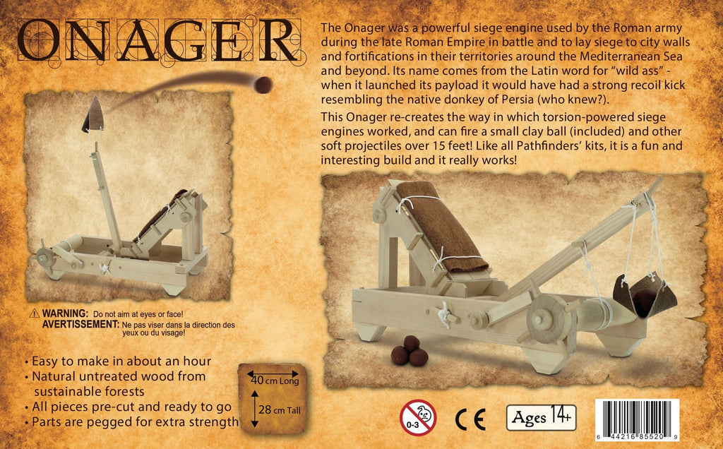 Roman Onager - Wooden Model Kit | Pathfinders - STEAM Kids Brisbane