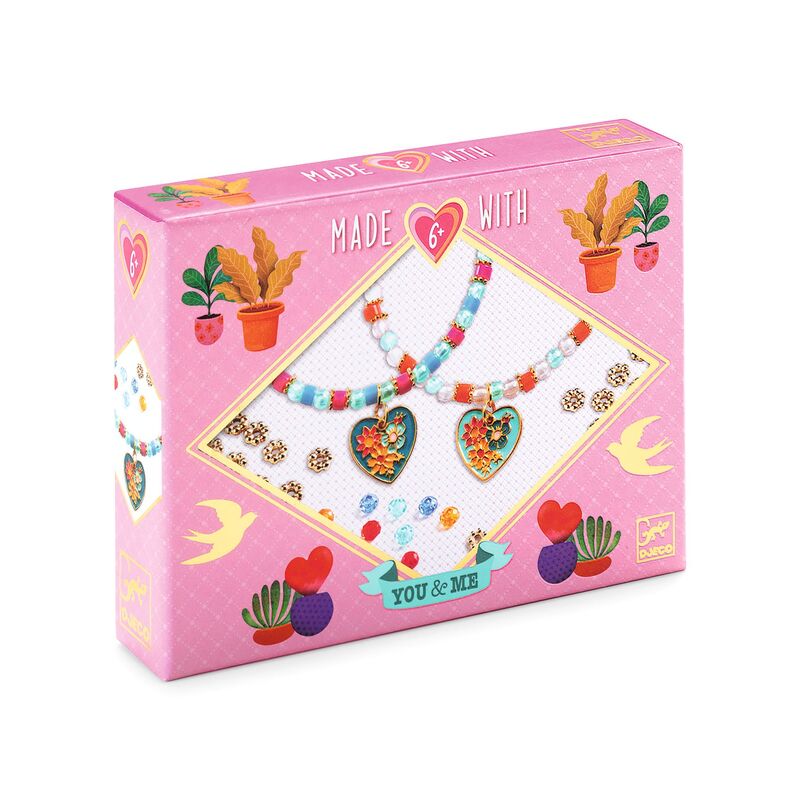 You & Me Heart Threading Beads Set | Djeco - STEAM Kids Brisbane