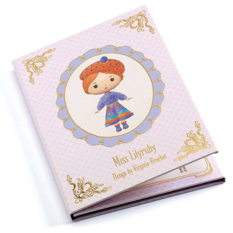 Djeco | Miss Lilyruby Tinyly Removable Stickers Set - STEAM Kids 