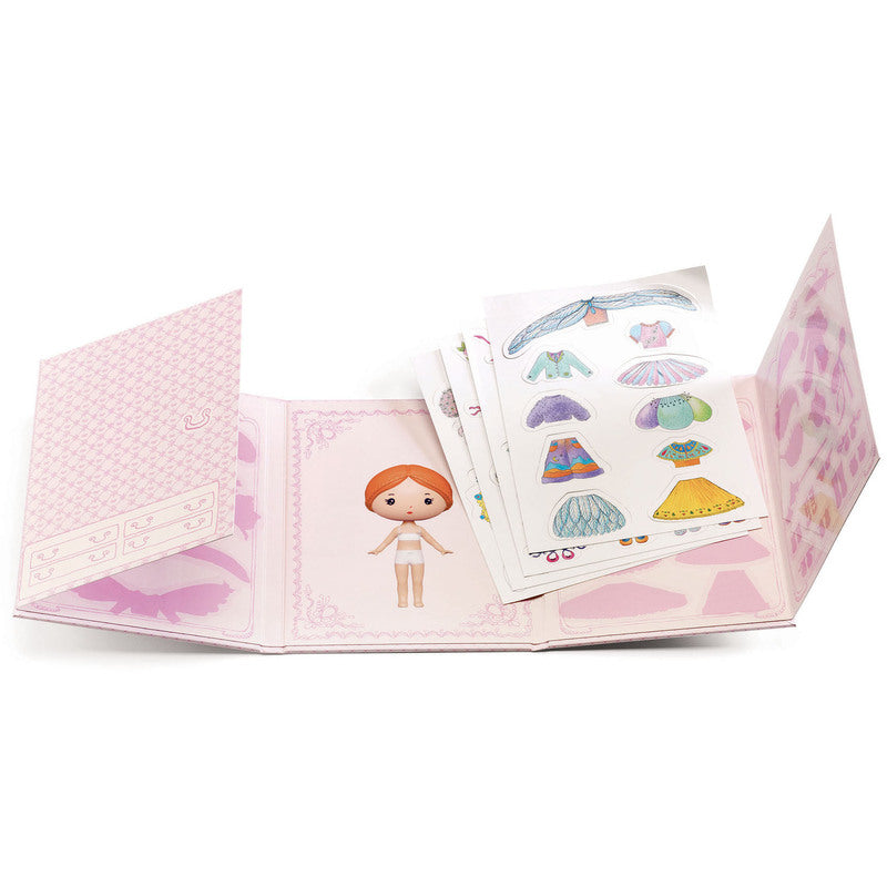 Djeco | Miss Lilyruby Tinyly Removable Stickers Set - STEAM Kids 