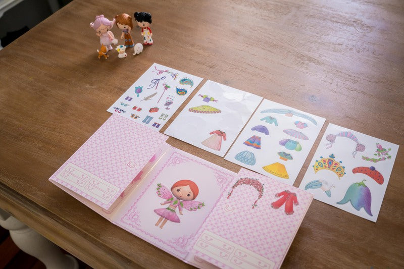 Djeco | Miss Lilyruby Tinyly Removable Stickers Set - STEAM Kids 