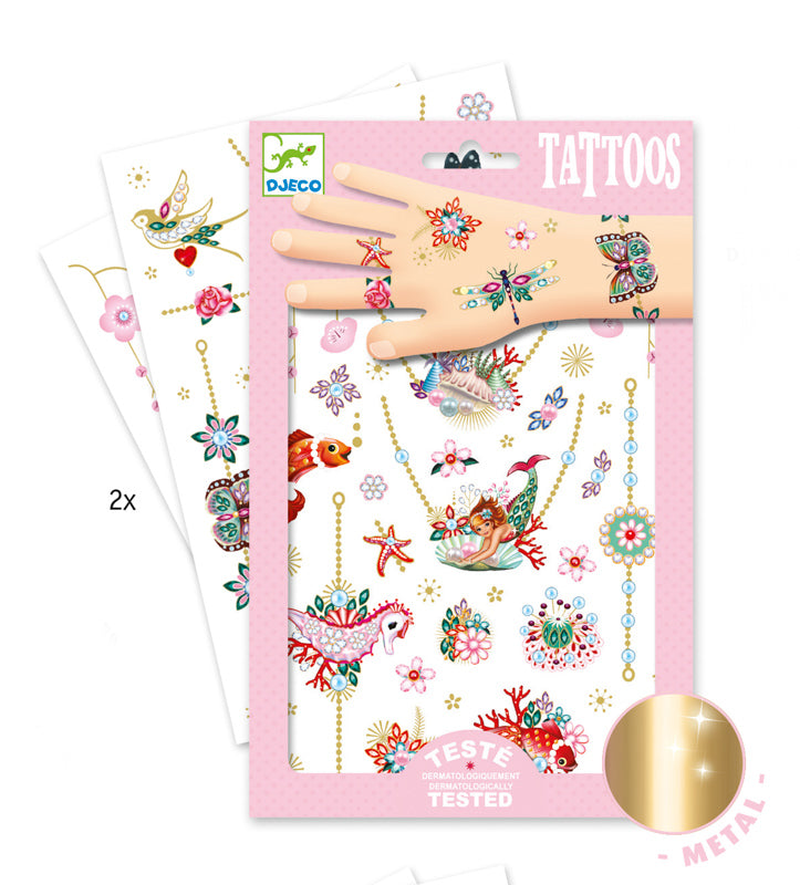 Fiona's Jewels Tattoos | Djeco - STEAM Kids Brisbane