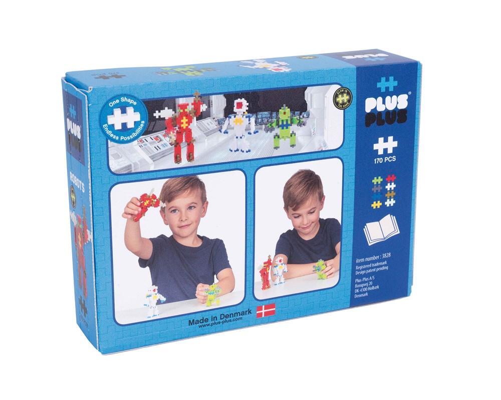 Plus Plus Robot | Basic Colours | 170 Pieces - STEAM Kids 